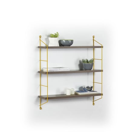 Aditivos Neelix Triple Shelf Walnut & Yellow AD2989879